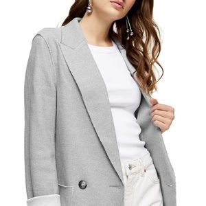 Topshop Raw Hem Blazer NWT